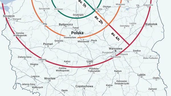 Mapa dojazdu do Centrum Szkoleniowego SEC w Gdańsku